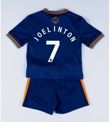 Newcastle United Joelinton #7 Tredjetrøje Børn 2025-26 Kortærmet (+ Korte bukser)